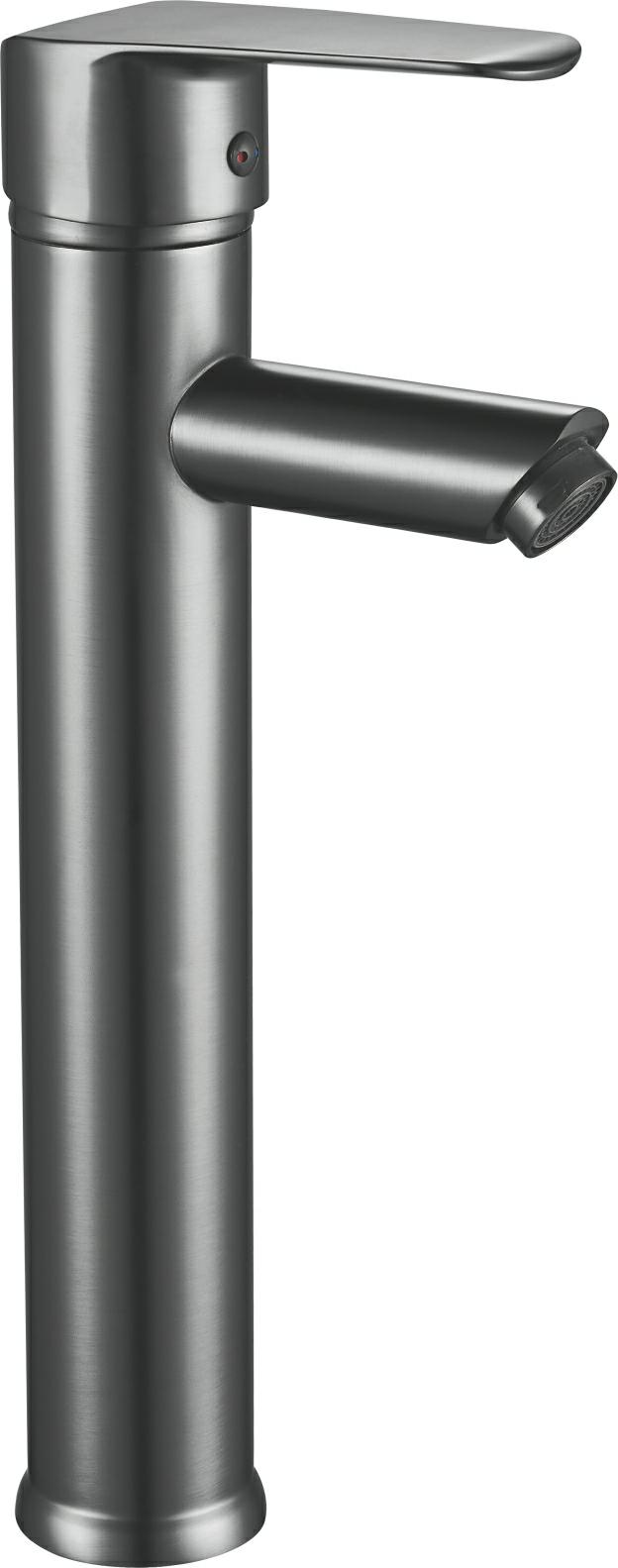 Gunmetal harmaa korkeakaari hana